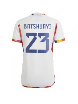 Belgien Michy Batshuayi #23 Auswärtstrikot WM 2022 Kurzarm
